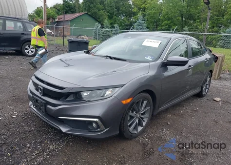 2019 Honda Civic Ex из США, поврежденный, VIN JHMFC1F36KX006340